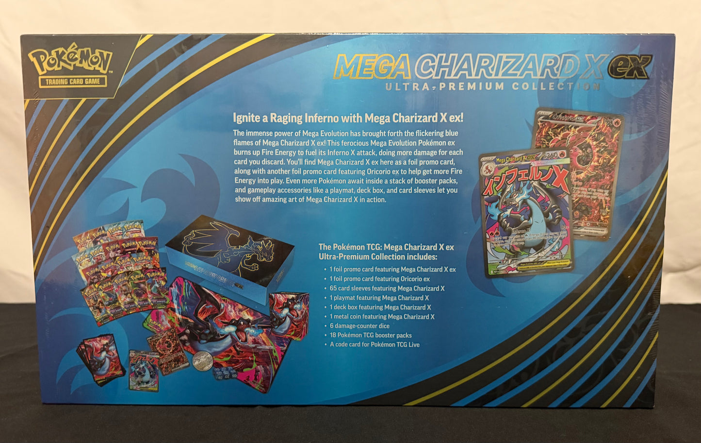 Mega Charizard X EX Ultra Premium Collection – Factory Sealed Pokémon TCG