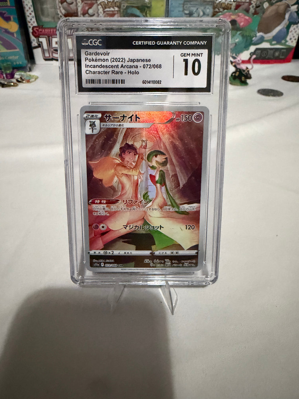 Gardevoir 072/068 – Incandescent Arcana CHR – Japanese – CGC 10 Gem Mint
