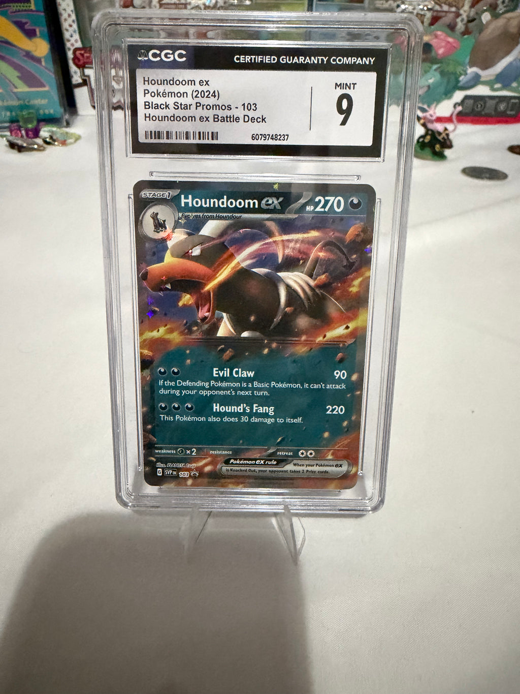 Houndoom ex 103 – SV Black Star Promo – CGC 9 Mint