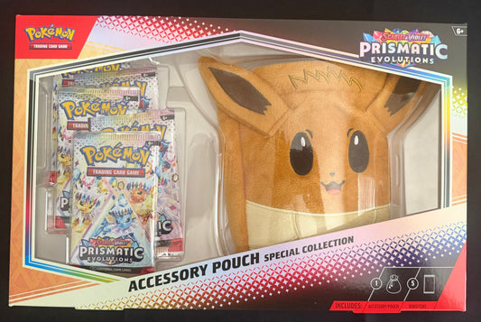 Pokémon TCG: Scarlet & Violet – Prismatic Evolutions Accessory Pouch Special Collection (Eevee) Sealed