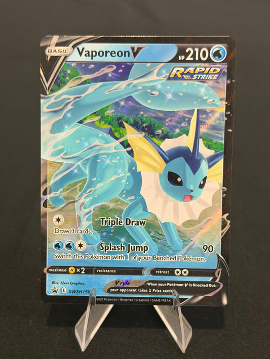 Vaporeon V Promo SWSH150 – Sword & Shield – Near Mint Pokémon Card