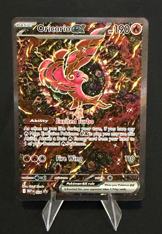 Oricorio ex Promo #024 – Mega Evolution Promos – Near Mint Pokémon Card