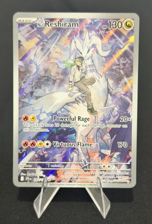 N’s Reshiram Illustration Rare – Journey Together – Near Mint Pokémon Card