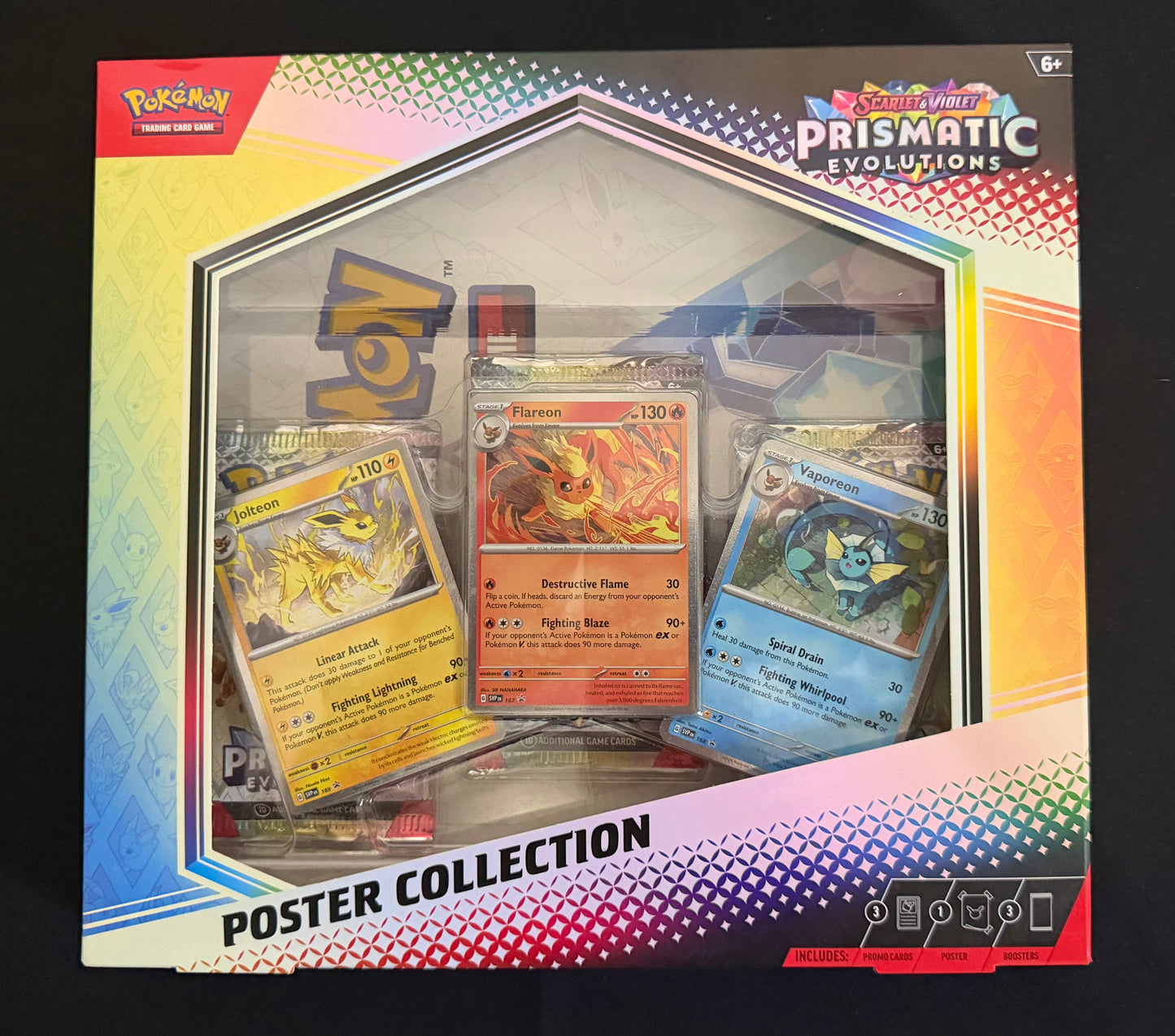 Pokémon Prismatic Evolutions Poster Collection Box – Factory Sealed