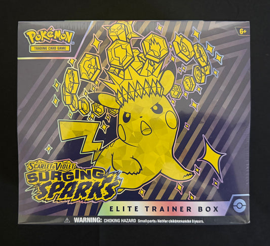 Pokémon Surging Sparks Elite Trainer Box (ETB) – Factory Sealed
