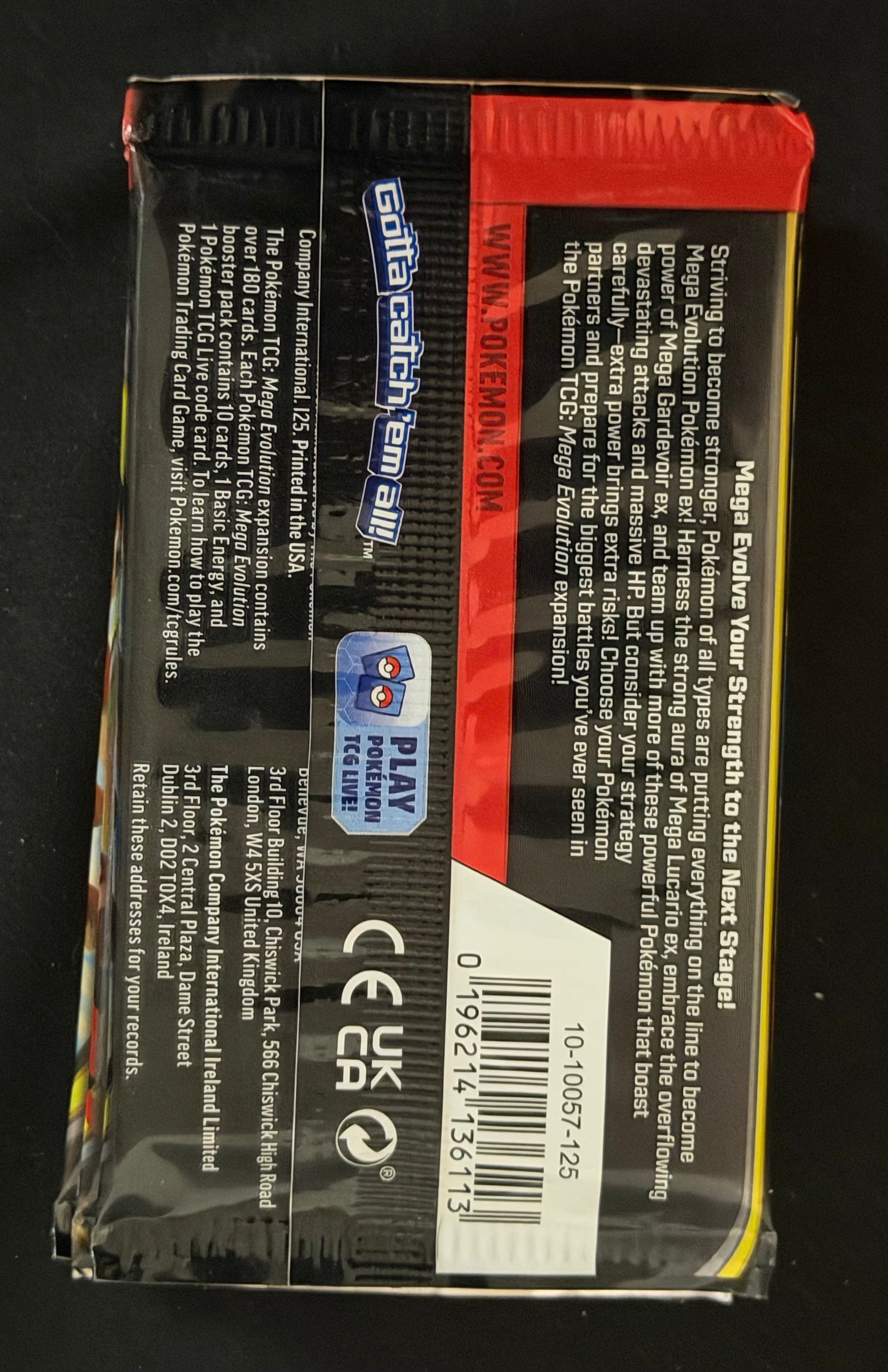 Pokémon Mega Evolution Booster Pack – Sealed – Factory Fresh