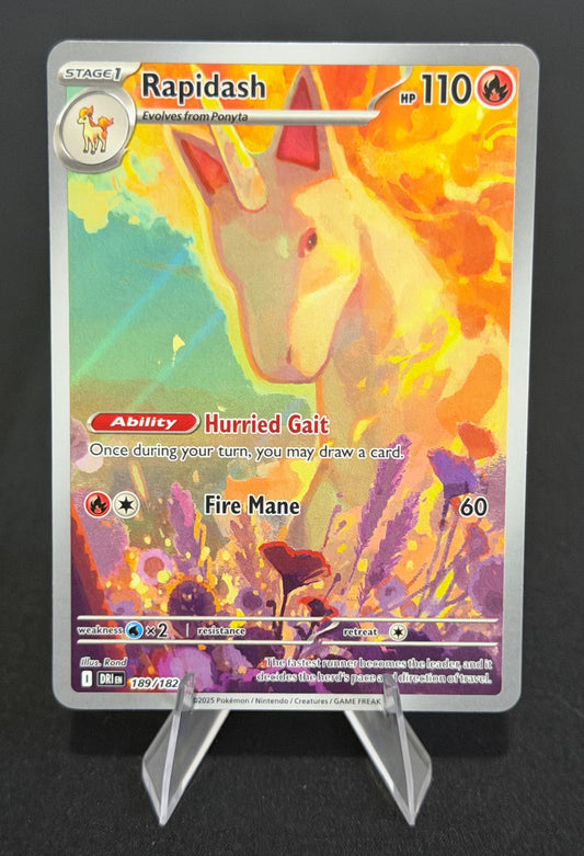 Rapidash Illustration Rare – Destined Rivals – Near Mint Pokémon Card