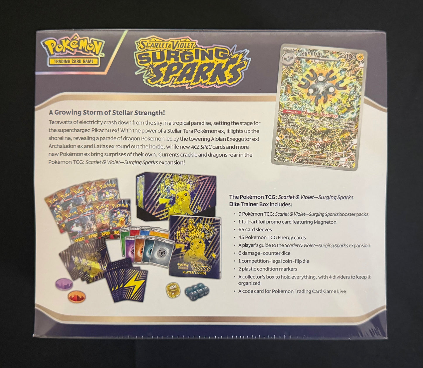 Pokémon Surging Sparks Elite Trainer Box (ETB) – Factory Sealed