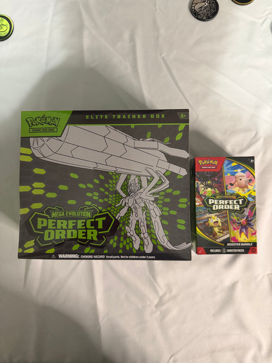 Pokémon TCG: Perfect Order Bundle (Elite Trainer Box + Booster Bundle)